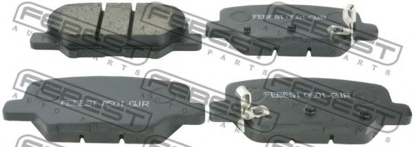 Тормозные колодки FEBEST 0501-GJR
