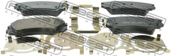 Тормозные колодки FEBEST 1801-ZAFCF