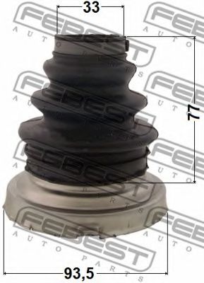 Пыльник шруса FEBEST 1915-E70 Пыльник шруса FEBEST 1915-E70