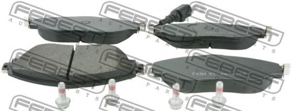 Тормозные колодки FEBEST 2301-CCF