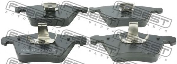 Тормозные колодки FEBEST 2701-XC90F