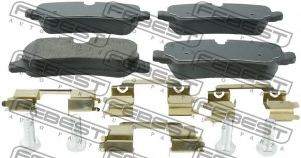 Тормозные колодки FEBEST 2901-DIIIR