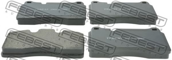 Тормозные колодки FEBEST 2901-RRIIIF