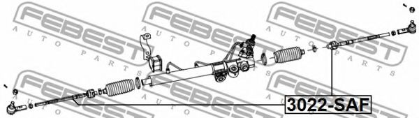 Рулевая тяга FEBEST 3022-SAF Рулевая тяга FEBEST 3022-SAF