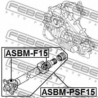 Муфта кардана FEBEST ASBM-F15 Муфта кардана FEBEST ASBM-F15