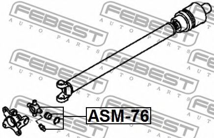 Муфта кардана FEBEST ASM-76 Муфта кардана FEBEST ASM-76