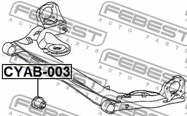 Сайлентблок задней балки FEBEST CYAB-003 Сайлентблок задней балки FEBEST CYAB-003