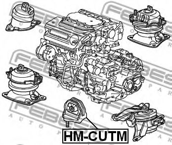 Подушка коробки передач FEBEST HM-CUTM Подушка коробки передач FEBEST HM-CUTM