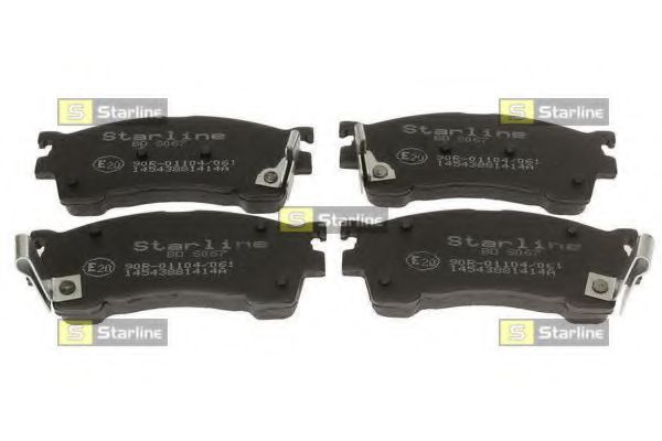 Тормозные колодки STARLINE BD S067