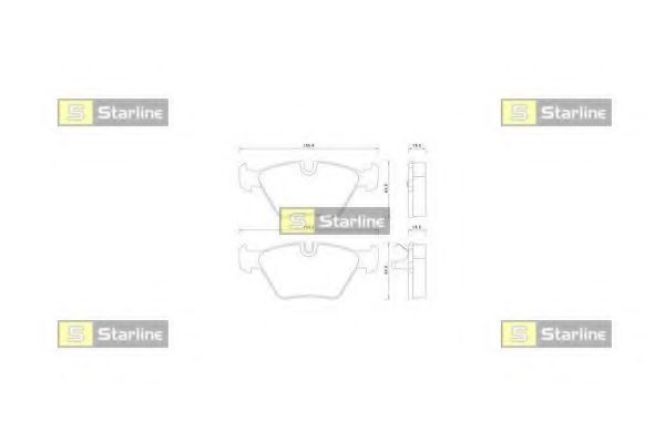Тормозные колодки STARLINE BD S359