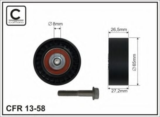 Обводной ролик CAFFARO 13-58
