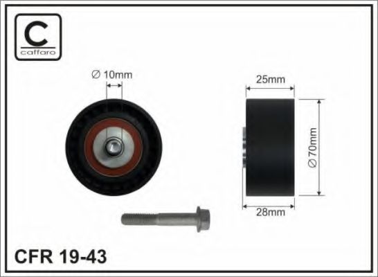 Обводной ролик CAFFARO 19-43