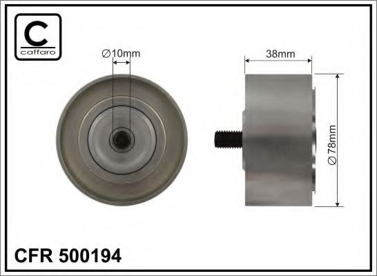 Обводной ролик CAFFARO 500194