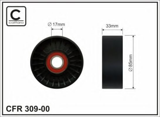 Обводной ролик CAFFARO 309-00