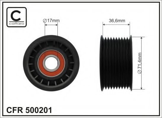Обводной ролик CAFFARO 500201