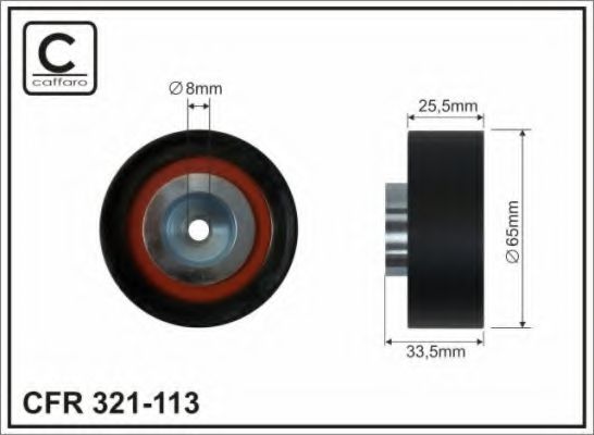 Обводной ролик CAFFARO 321-113