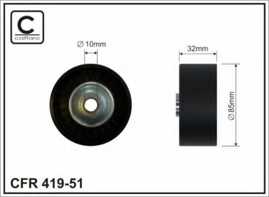 Обводной ролик CAFFARO 419-51