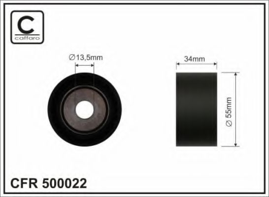 Обводной ролик CAFFARO 500022
