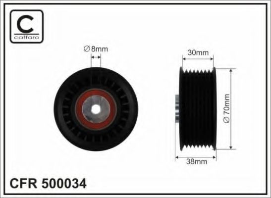 Обводной ролик CAFFARO 500034