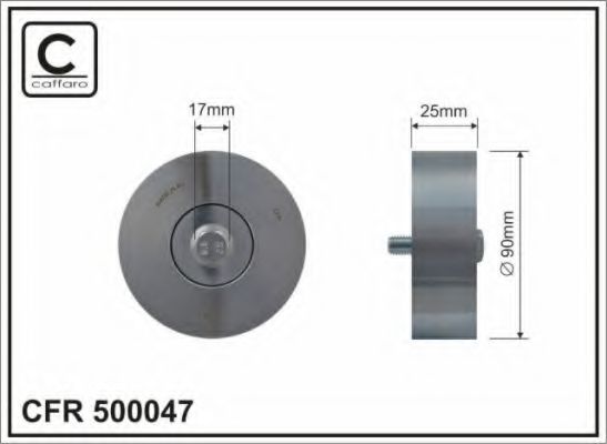 Обводной ролик CAFFARO 500047
