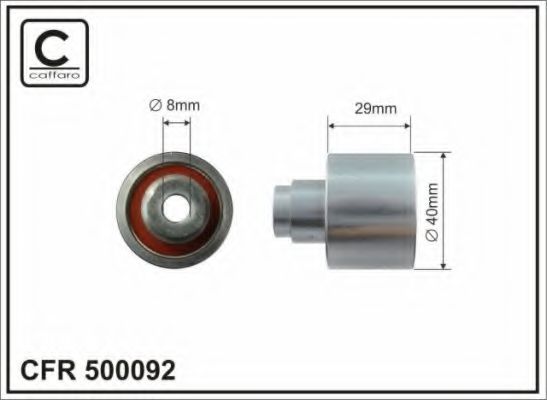 Обводной ролик ремня ГРМ CAFFARO 500092
