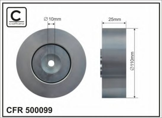 Обводной ролик CAFFARO 500099