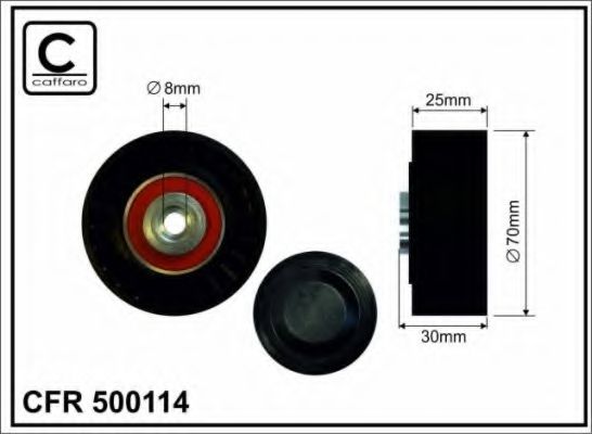 Обводной ролик CAFFARO 500114