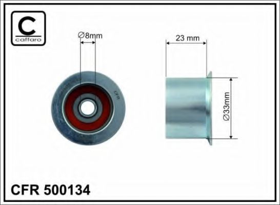 Обводной ролик ремня ГРМ CAFFARO 500134