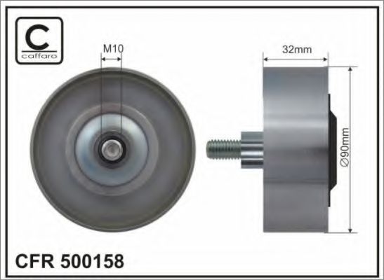 Обводной ролик CAFFARO 500158