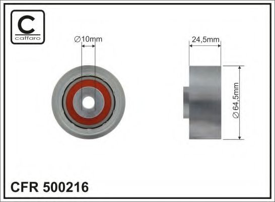 Обводной ролик ремня ГРМ CAFFARO 500216