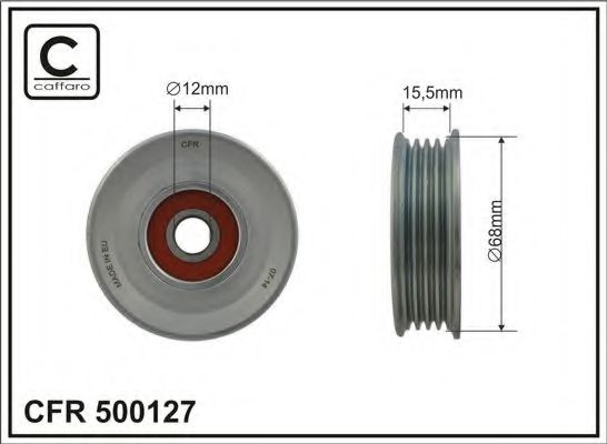 Ролик ремня генератора CAFFARO 500127