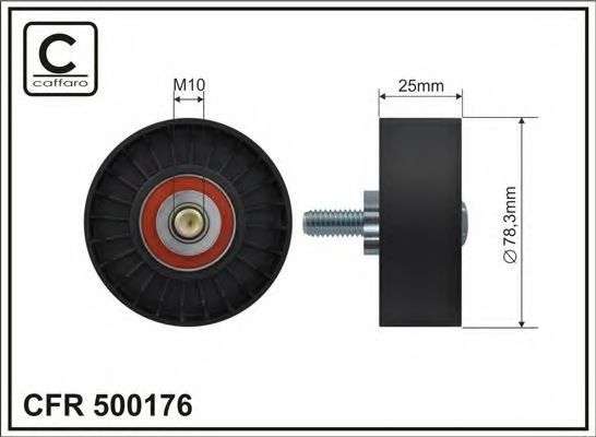 Обводной ролик CAFFARO 500176