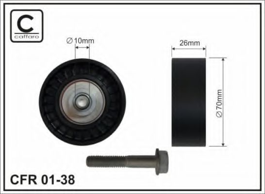 Обводной ролик CAFFARO 01-38
