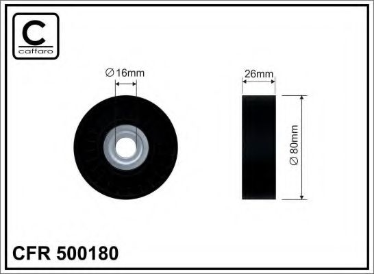 Обводной ролик CAFFARO 500180