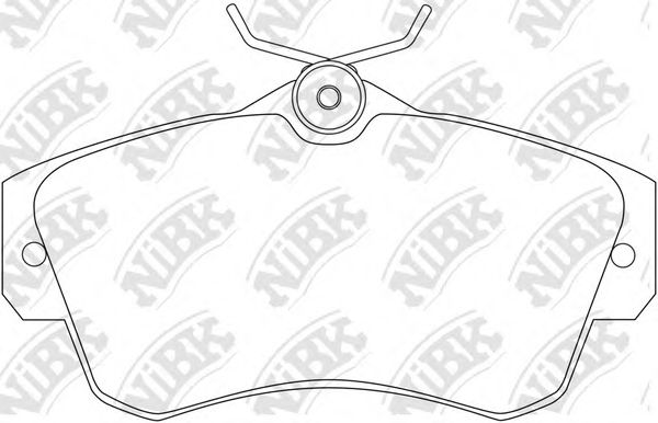 Тормозные колодки NiBK PN0154