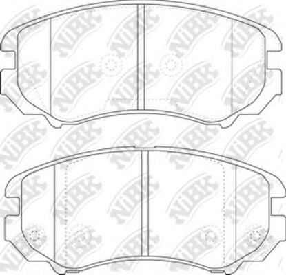 Тормозные колодки NiBK PN0377