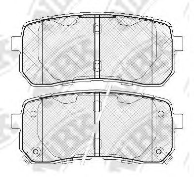 Тормозные колодки NiBK PN0457