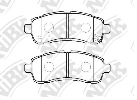 Тормозные колодки NiBK PN0544