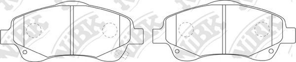 Тормозные колодки NiBK PN1233