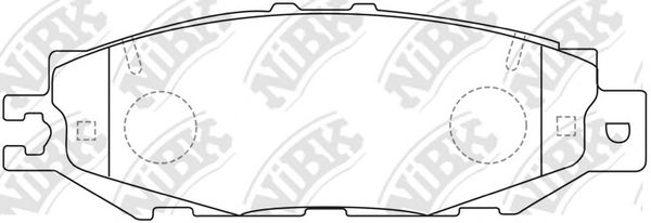 Тормозные колодки NiBK PN1326
