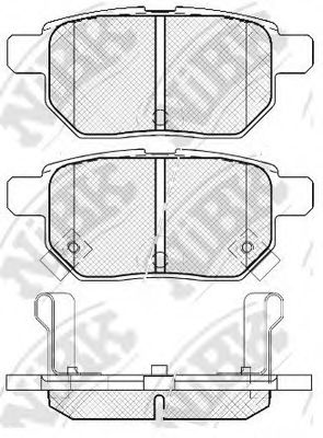 Тормозные колодки NiBK PN1519