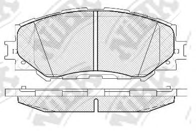 Тормозные колодки NiBK PN1524