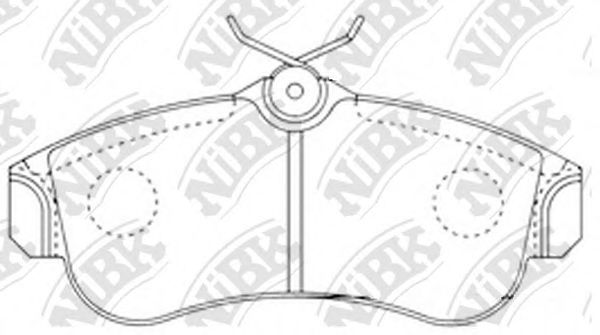 Тормозные колодки NiBK PN2180