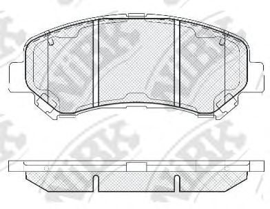 Тормозные колодки NiBK PN2801