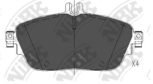 Тормозные колодки NiBK PN31009