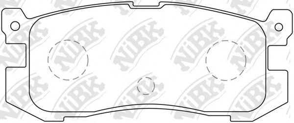 Тормозные колодки NiBK PN5195