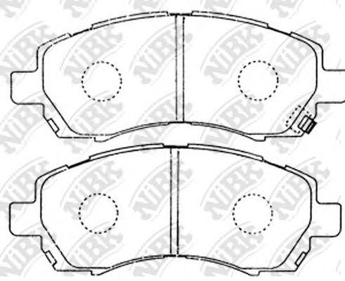 Тормозные колодки NiBK PN7398