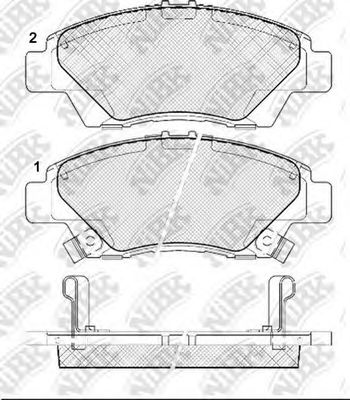 Тормозные колодки NiBK PN8868