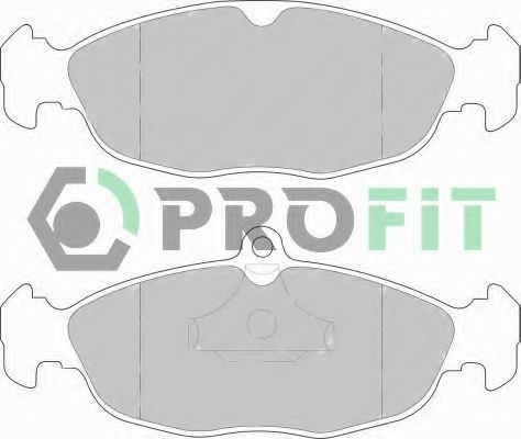 Тормозные колодки PROFIT 5000-0732