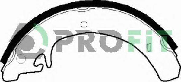 Тормозные колодки барабанные PROFIT 5001-0240